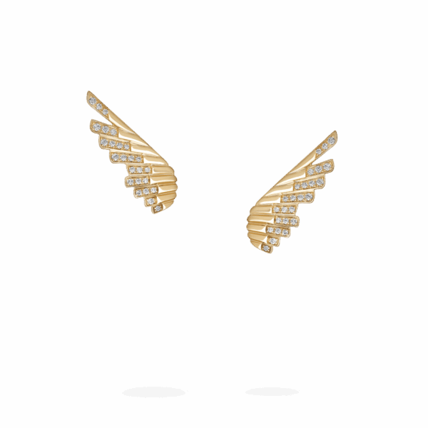 Wings Rising Mini Icons Diamond Ear Climbers